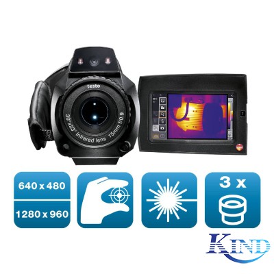 testo 890 - 高端红外热像仪（可选配4种镜头）